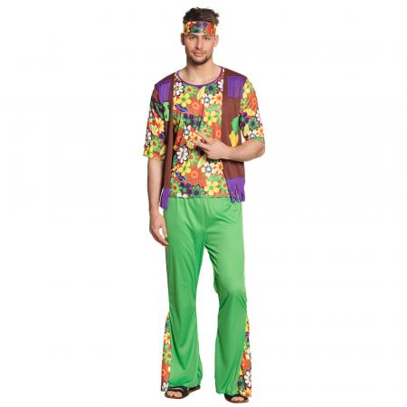 Hippie Kostüm Woodstock Mann Grösse ML