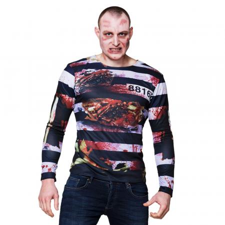 Fotorealistisches Shirt Zombie Prisoner M/L