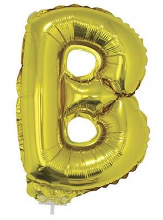 Folienballon Buchstabe B Gold 41cm