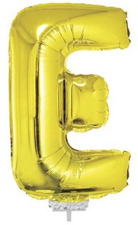Folienballon Buchstabe E Gold 41cm