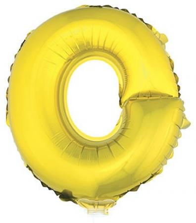 Folienballon Buchstabe O Gold 41cm
