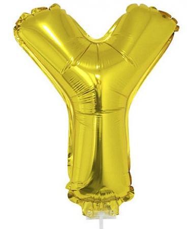 Folienballon Buchstabe Y Gold 41cm