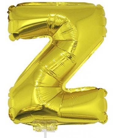 Folienballon Buchstabe Z Gold 41cm