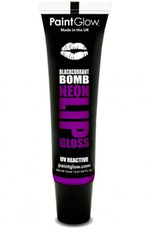 UV Neon Lipgloss Violet mit Blackcurrant Bomb Geschmack