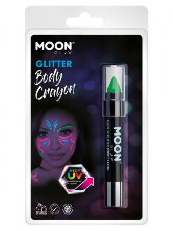 Moon Neon UV Glitzer Schminkstift Grün
