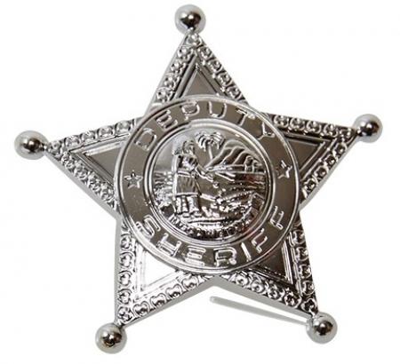 Deputy Sheriff Western Stern Silber