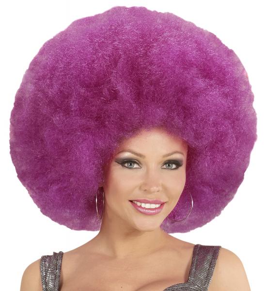 Violette Riesen Afro Perücke