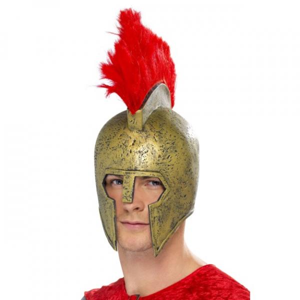 Perseus Gladiator Römer Helm Bronze-Rot