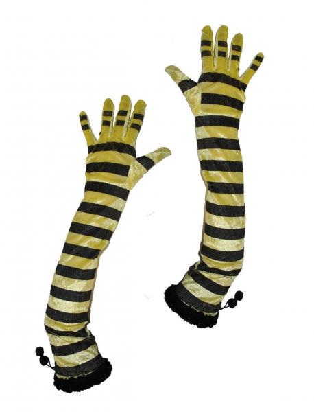 Handschuhe Biene lang 60cm