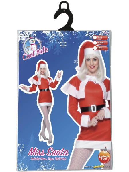 Miss Santa Weihnachtsfrau Kostüm