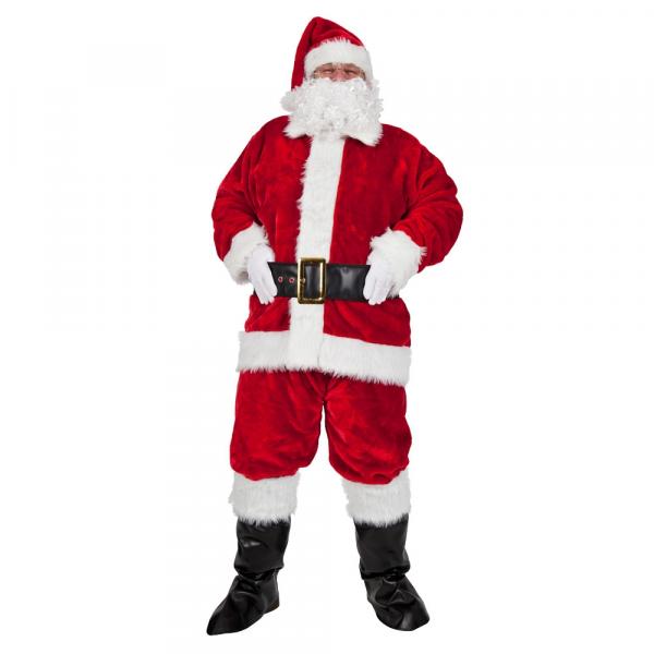 Weihnachtsmann Kostüm Deluxe 8-teilig