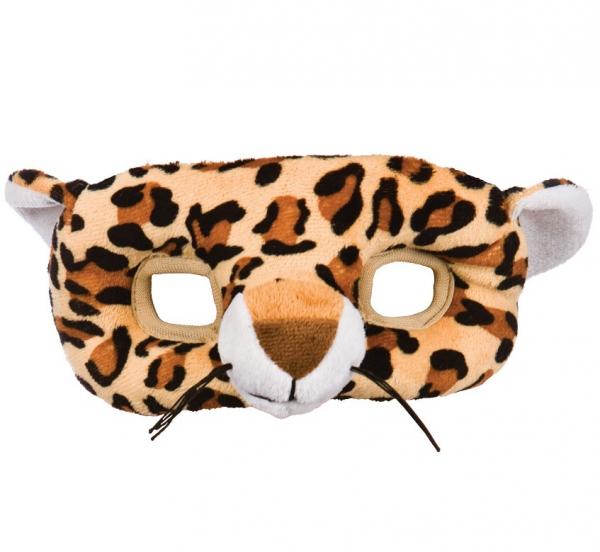 Leopard Plüsch Augenmaske