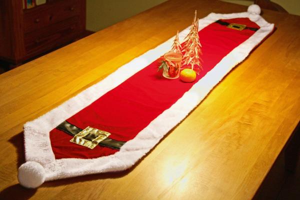 Weihnachts-Tischläufer/Schal, ca. 165 x 32 cm