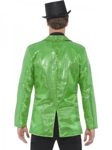 Pailletten Jacke Jacket in Grün
