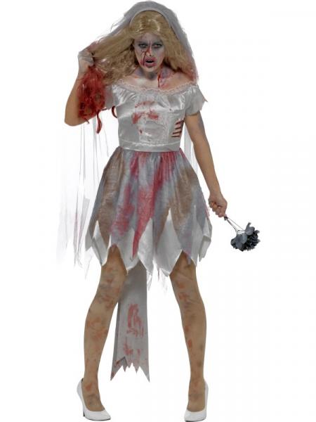 Deluxe Zombie Braut Kostüm
