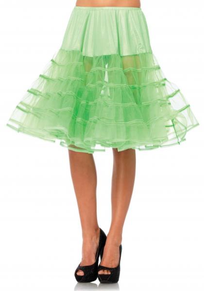Langer Petticoat mit Seidenborte in Neon Grün l Leg Avenue 83043