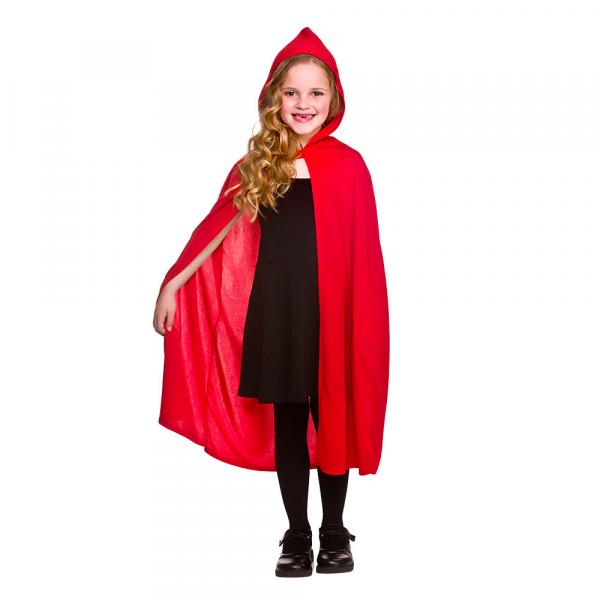 Roter Umhang mit Kapuze Hooded Cape für Kinder