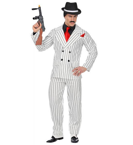20er Jahre Gangster Kostüm Anzug mit weiten Nadelstreifen