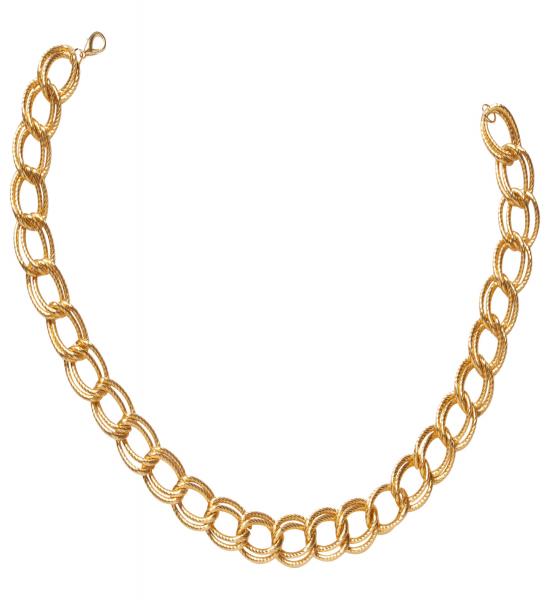 Goldene dicke Halskette 60cm