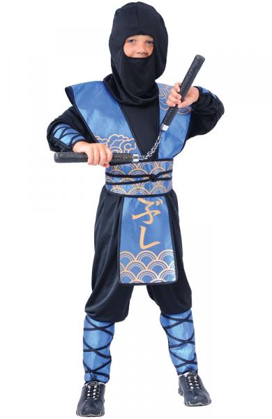 Blue Ninja Boy Kinderkostüm