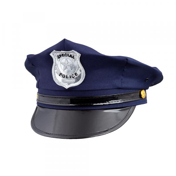 Deluxe US Polizei Hut Blau