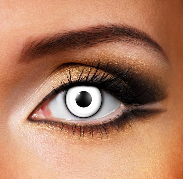 Manson Augen Effekt Kontaktlinsen weiss
