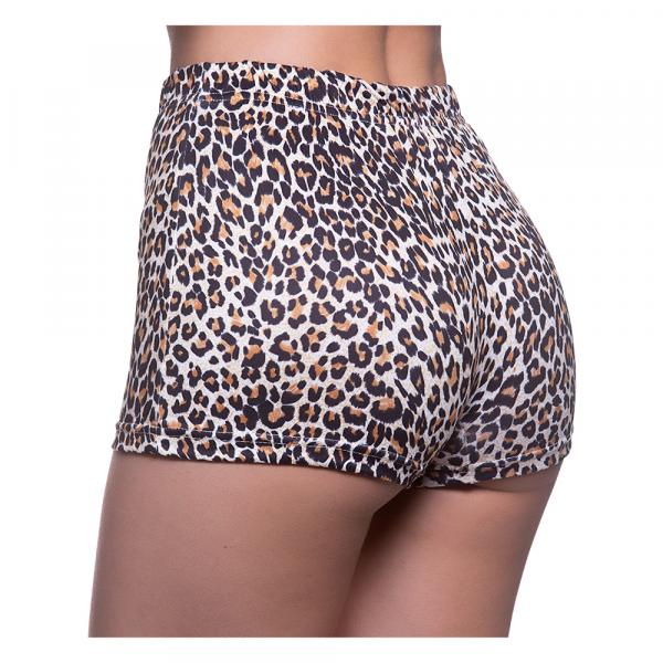 80er Hot Pants Shorts im Leopard Look