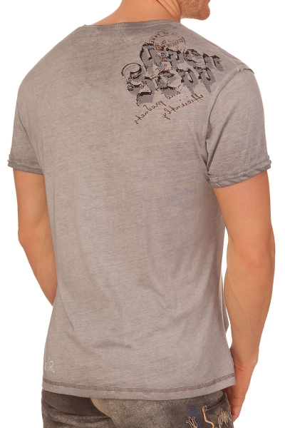Trachten T-Shirt Beppi für Männer von HangOwear in Grau