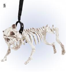 Hunde Skelett mit Leine 45cm