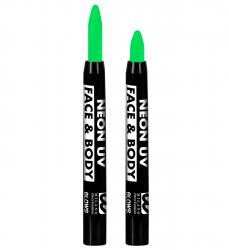 Neon Grüner Aqua Schminkstift herausdrehbar