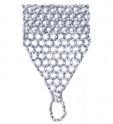 Dianetten Armband mit Perlen in Silber