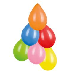 50 Ballons Latex Ballons 6 Farben sortiert Ø 23 cm