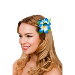 Hawai Blüte Haarschmuck Haarclip in Royal Blau