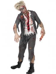 High School Horror Zombie Schüler Kostüm grau