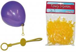 Ballonverschlüsse Straps für Luftballons 24 Stück gelb