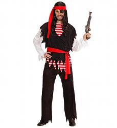 Piraten kostüm Hemd, Weste, Hose, Gürtel, Kopftuch