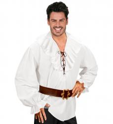 Piraten - Renaissance Hemd Weiss mit Rüschen