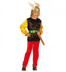 Asterix Gallier Kinder Kostüm Oberteil, Hose und Gürtel