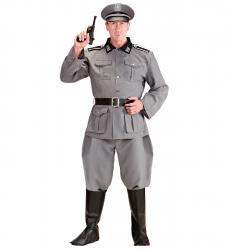 WW2 Deutscher Soldat Uniform Jacke, Hose, Gürtel, Stiefelüberzieher, Hut