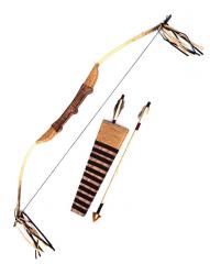 Indianer Bogen mit Köcher 100cm