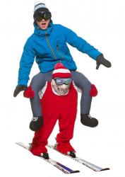 Carry Me Schweizer Skifahrer Huckepack Kostüm