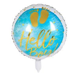 Folienballon Hello Boy! Ø45cm