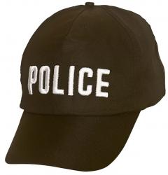 Polizei Basecap schwarz mit Aufschrift Police