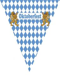Oktoberfest Girlande 5m 10 Wimpel