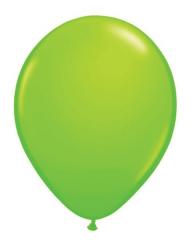 100 Stück Luftballons Party-Deko Grün 12