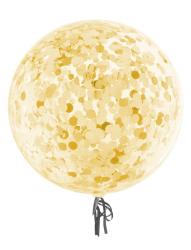 Luftballon mit goldener Konfetti Füllung Ø 46 cm