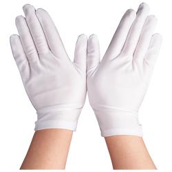 Weiße Handschuhe für Damen