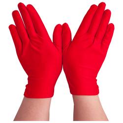 Rote Handschuhe für Damen