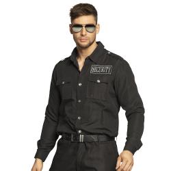 Security Uniform Herren Hemd Schwarz