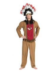 Indianer Brauner Adler Kostüm für Herren
